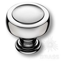 1915 0032 CR Ручка кнопка современная классика, глянцевый хром