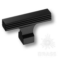 63-Matt Black Ручка кнопка модерн, чёрный