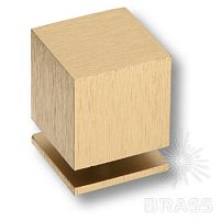 1954 0025 ELX5 Ручка кнопка, брашированная латунь