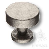 30-Silver Ручка кнопка модерн, серебро