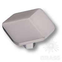 4129001MP08 Ручка кнопка современная классика, сатин-никель