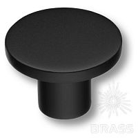 34-Matt Black Ручка кнопка современная классика, чёрный