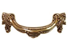 Ручка-скоба 64мм, отделка бронза с красной патиной