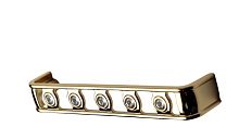 Ручка - скоба мебельная PAMAR MN2318Z160G140C101, золото 24 карата