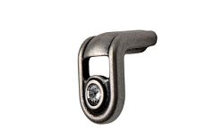 Ручка  накладная мебельная PO2057Z37G139C101, состаренное серебро