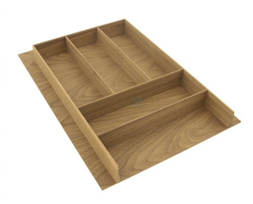 Деревянный лоток WoodLine для столовых приборов в ящик Hettich ArciTech на ширину фасада 450 мм, дуб WOODLINE