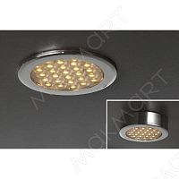 Светильник LED Round Ring, 1.5W/12V, 6000K, отделка хром глянец, кон-р L813