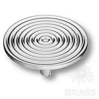 4134002MP02 Ручка кнопка современная классика, глянцевый хром