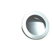 Ручка врезная мебельная PAMAR  MN1116Z50E215, алюминий с доп. грунтом