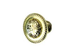 Ручка  - кнопка мебельная PO359Z30G107, золото