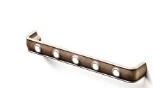 Ручка - скоба мебельная PAMAR MN2317Z128G101, состаренная бронза