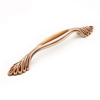 Ручка-скоба WMN742.128.00W3, белая с медной патиной, 128мм, Giusti