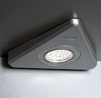 Светильник LED Triangolo, 1.7W, 5000K, свет холодный, отделка под алюминий