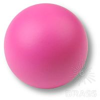 445FU1 Ручка кнопка детская коллекция , выполнена в форме шара, цвет малиновый матовый