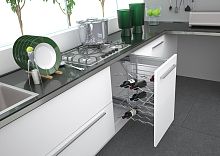 Выдвижная винотека с креплением фасада Sige Green Line
